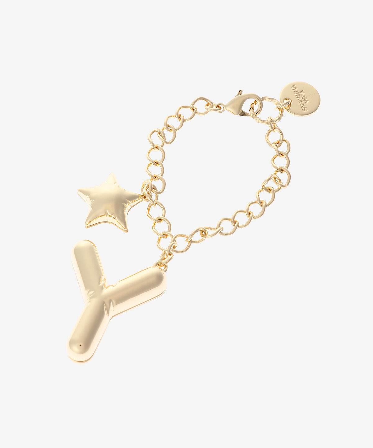 Samantha Vega「バルーンイニシャルチャーム（Y）」|チャーム・キーホルダー|ゴールド