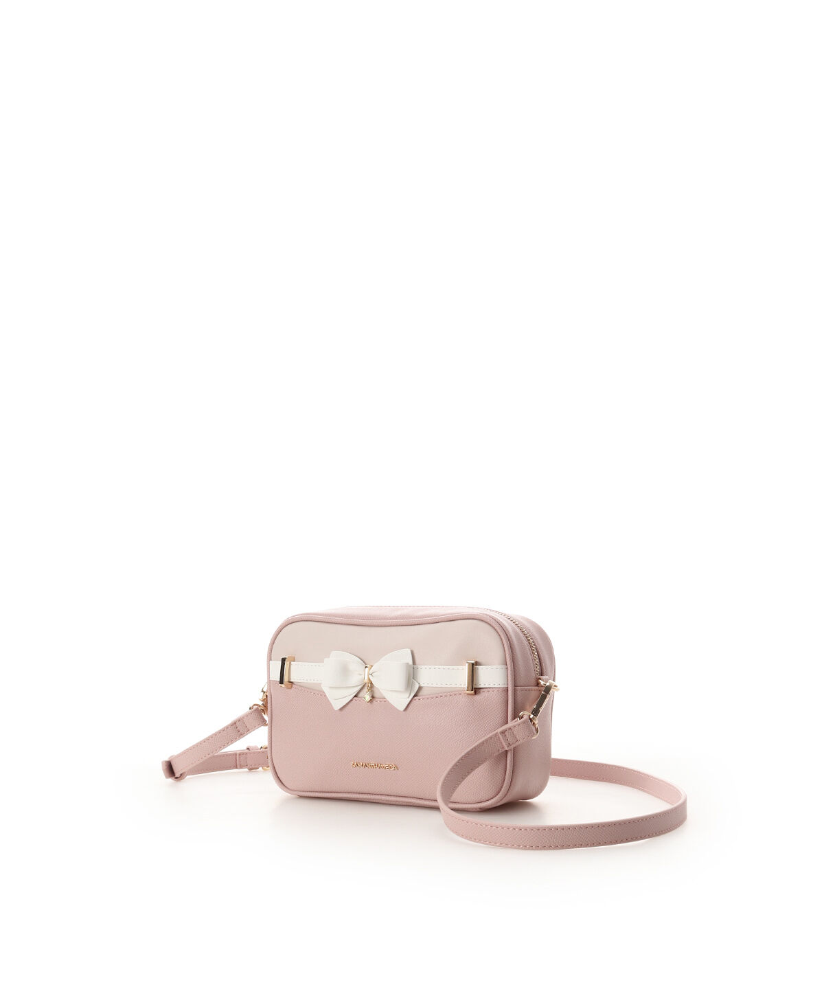 Samantha Vega「バイカラーアクセントリボンミニショルダーバッグ」|ショルダー・メッセンジャー|