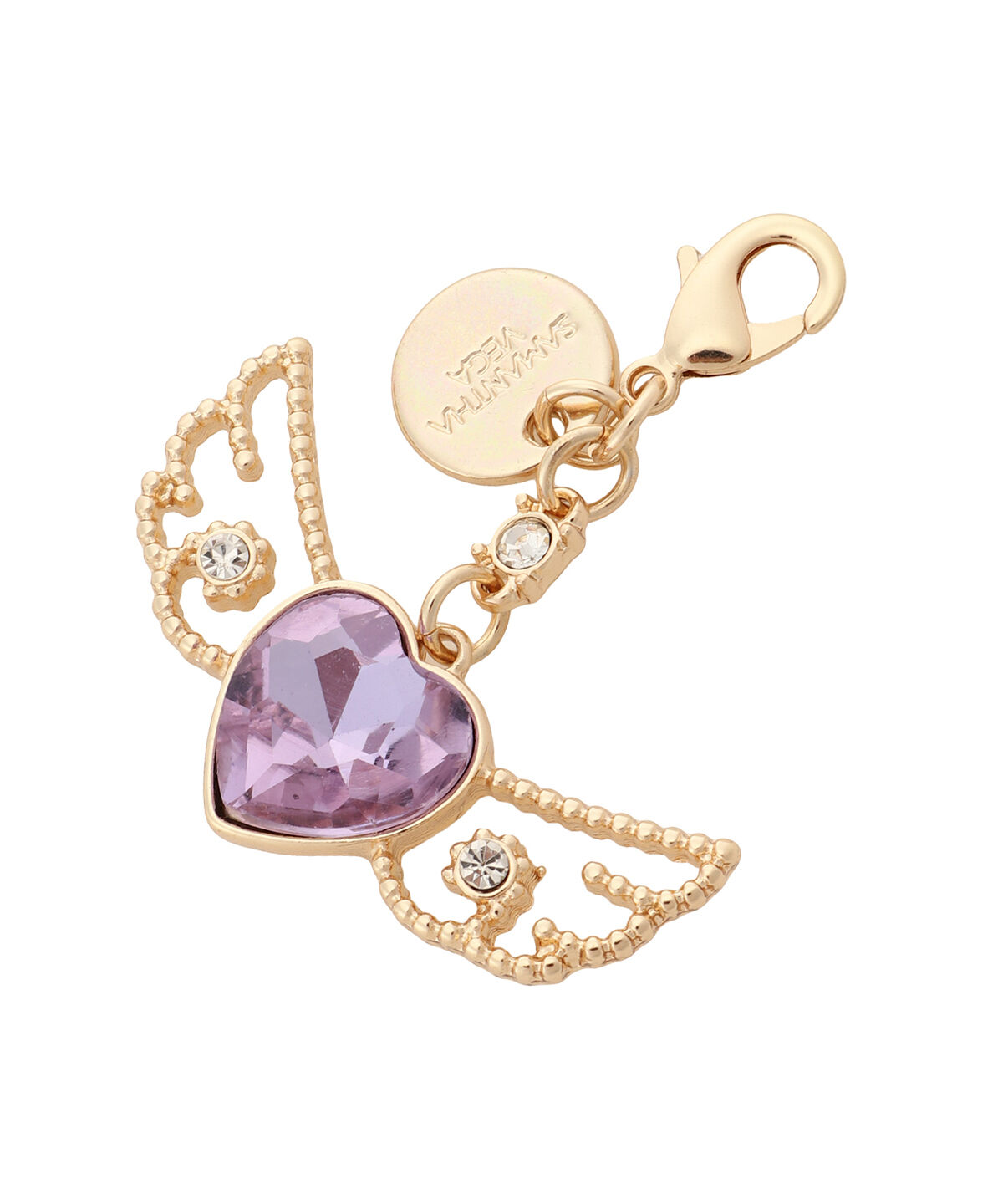 Samantha Vega「エンジェルハートファスナートップチャーム」|チャーム・キーホルダー|ラベンダー