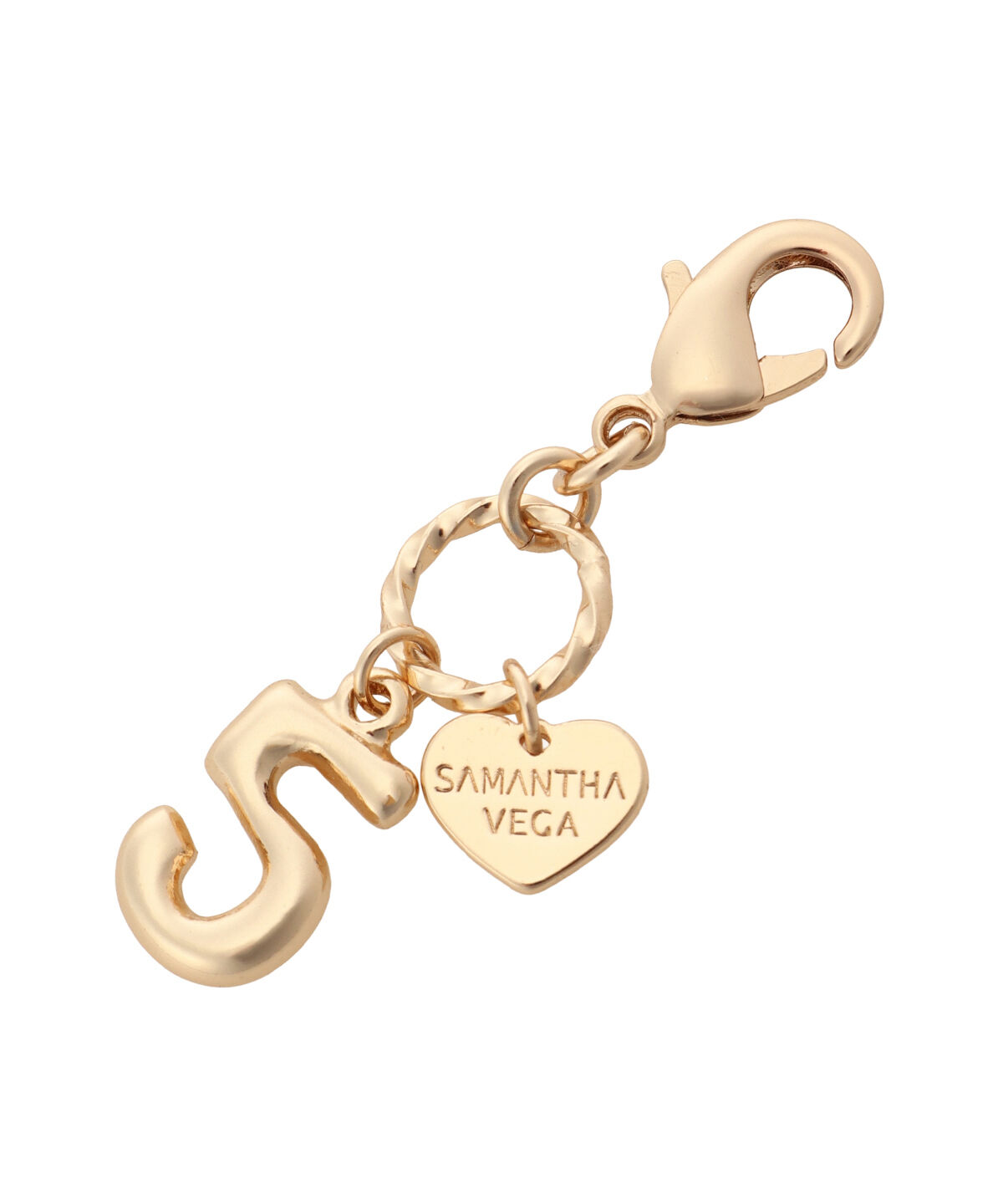 Samantha Vega「ラッキーナンバーファスナーチャーム5」|チャーム・キーホルダー|ゴールド