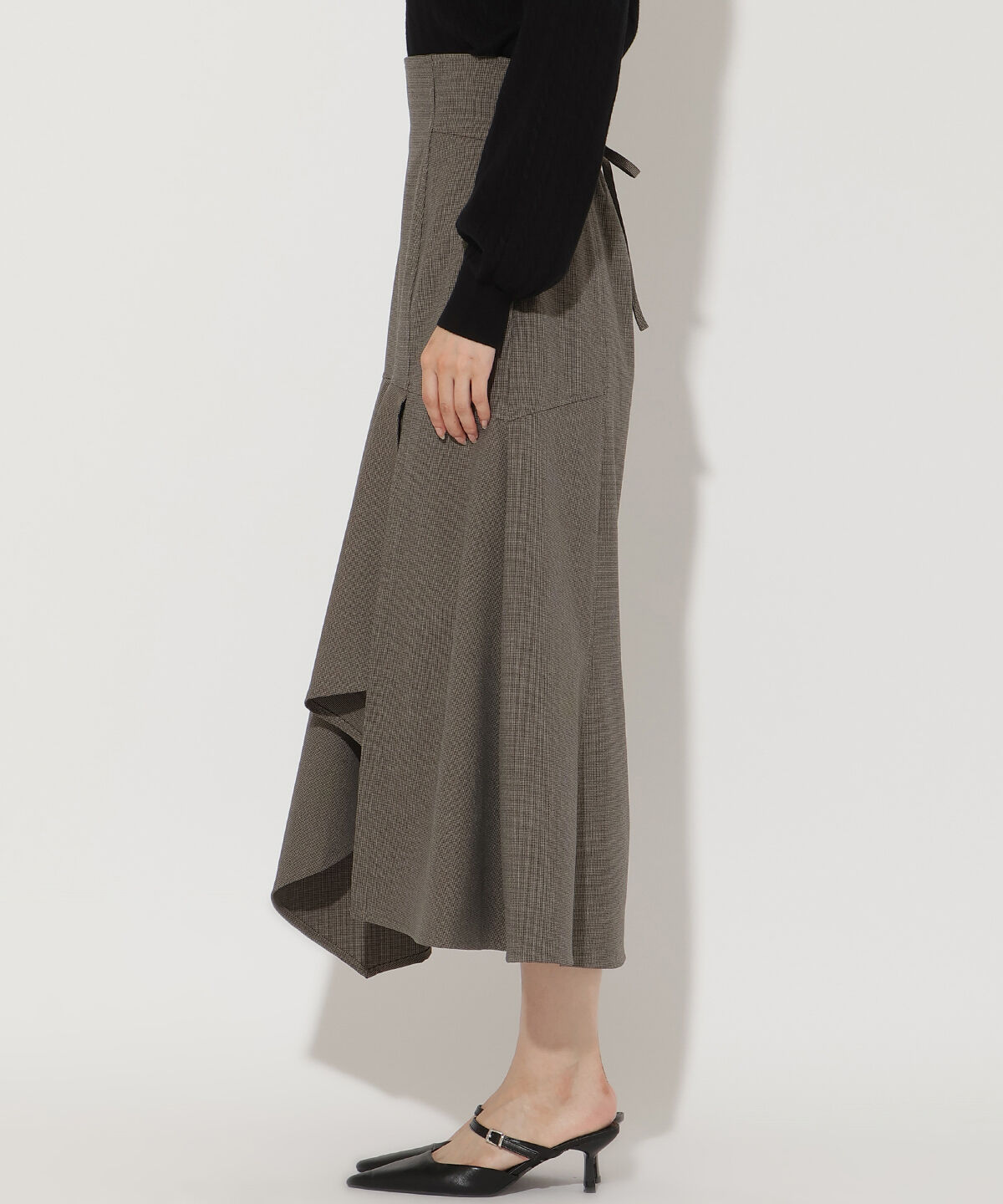 アンドクチュール「インナーミニマーメイドスカート」|フレア|