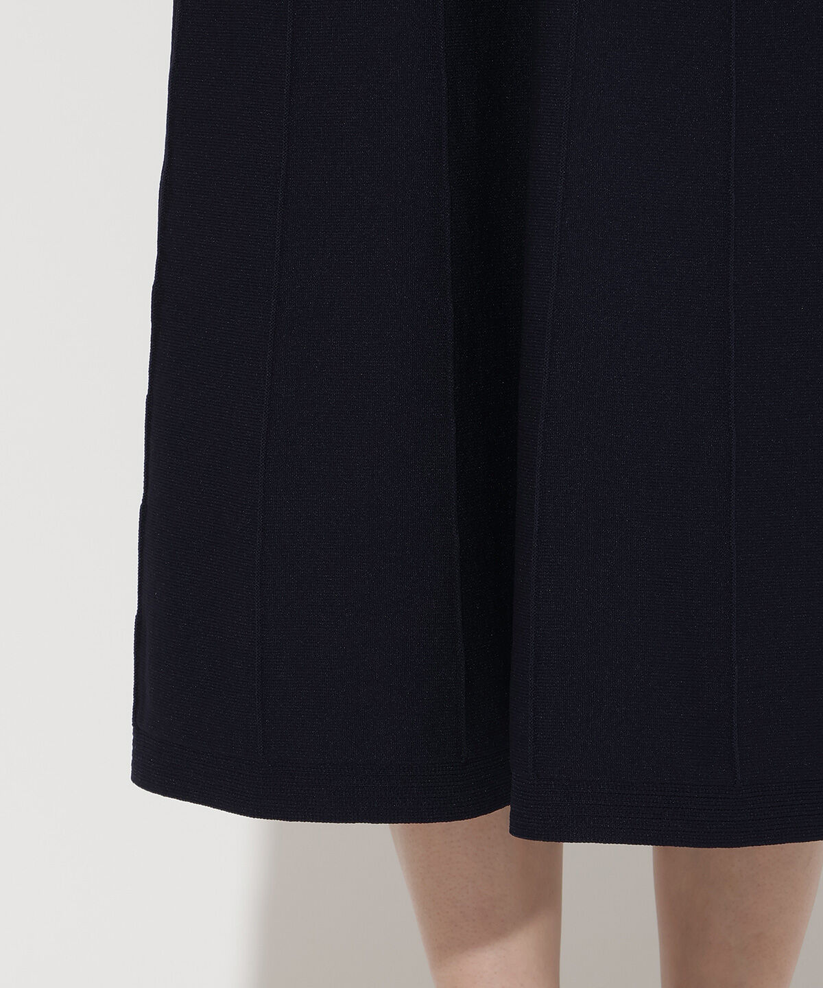 アンドクチュール「ニットビスチェ風リボンタイワンピース」|ワンピース|