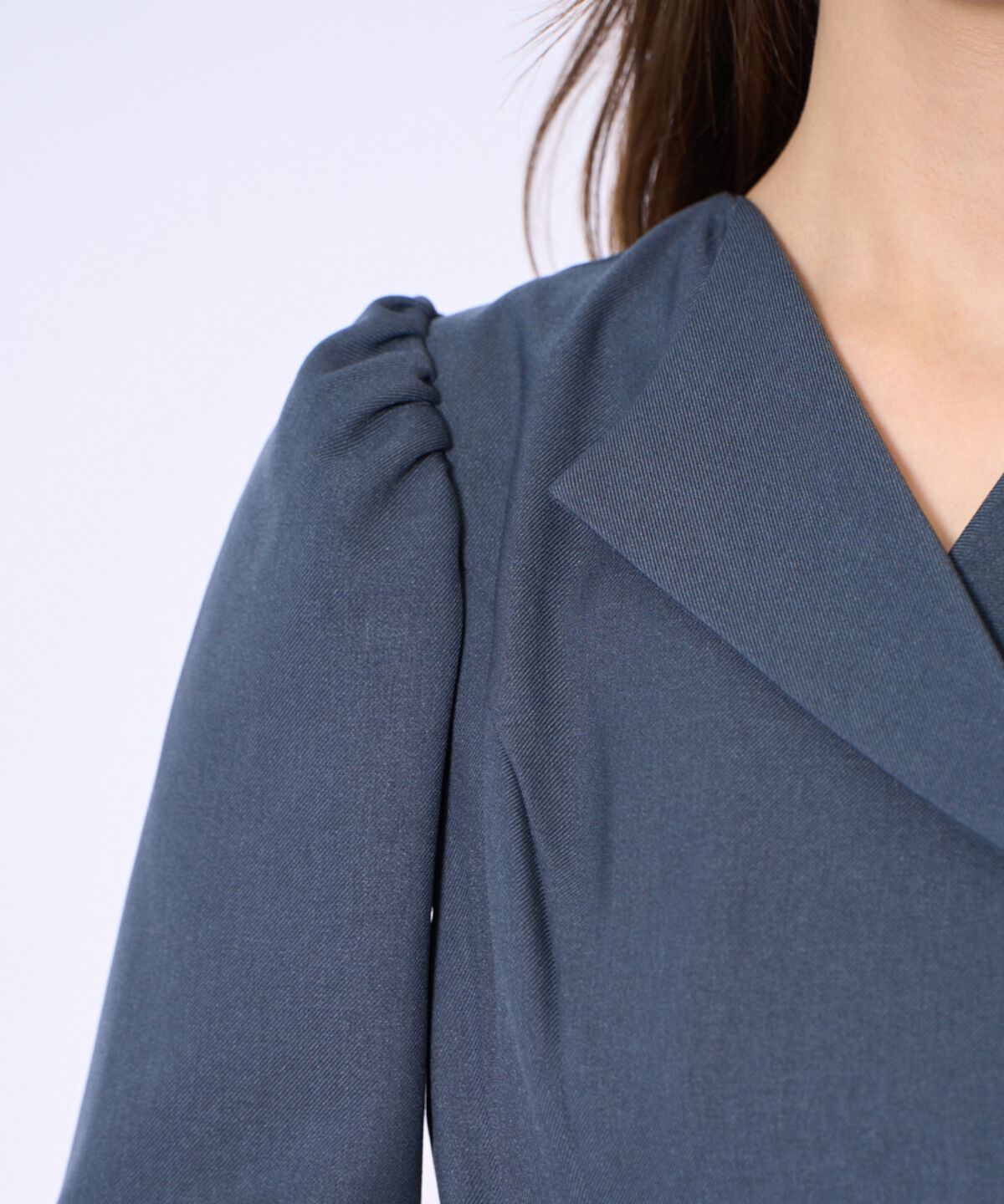 アンドクチュール「プリーツレイヤードワンピース」|ワンピース|