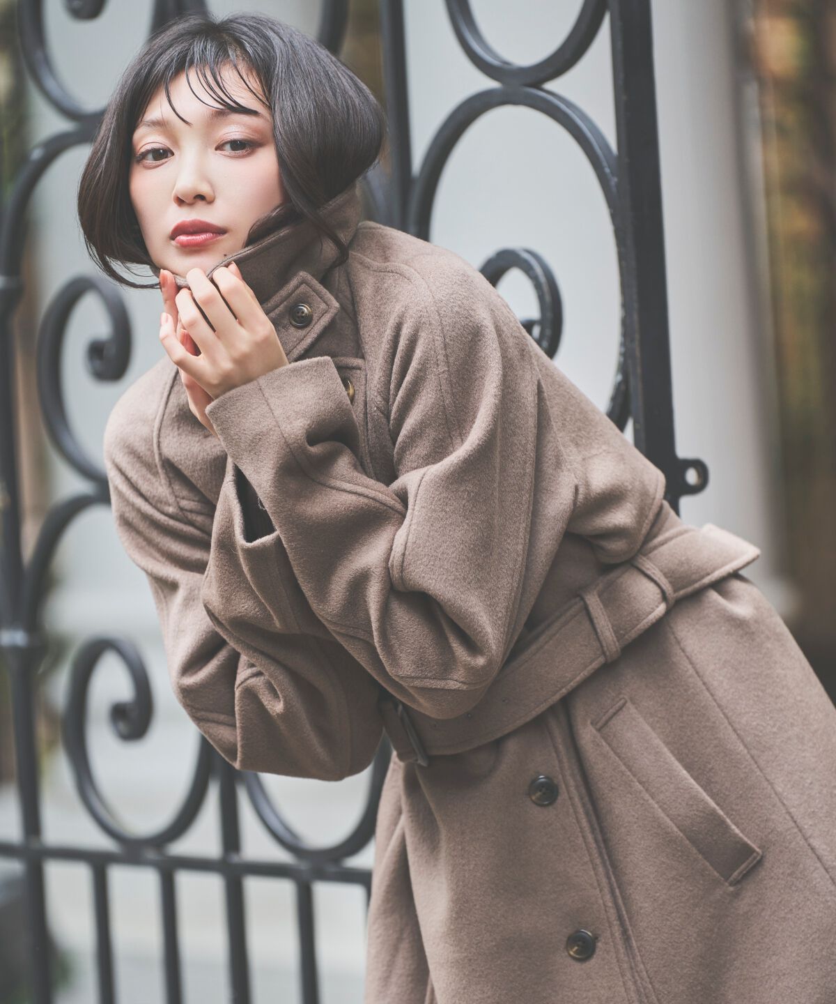 アンドクチュール「ウールビーバーロングコート」|その他|