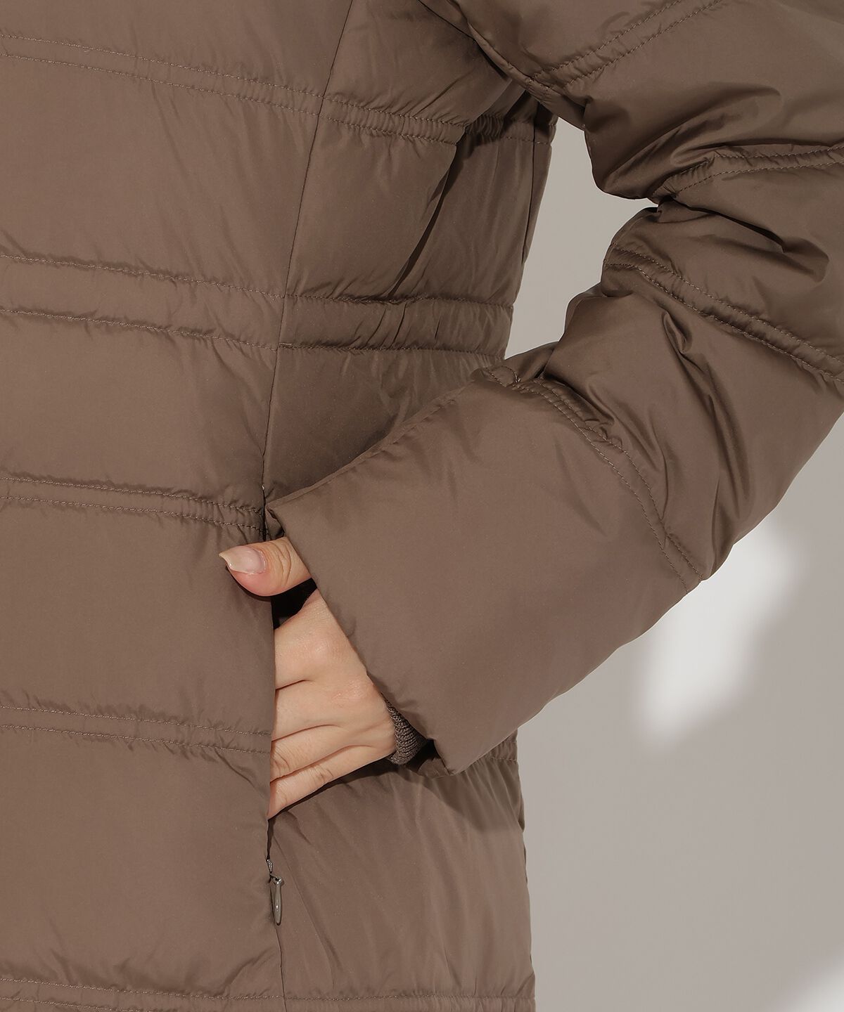 アンドクチュール「FOXファー付きスーパーロングダウン」|ダウン|