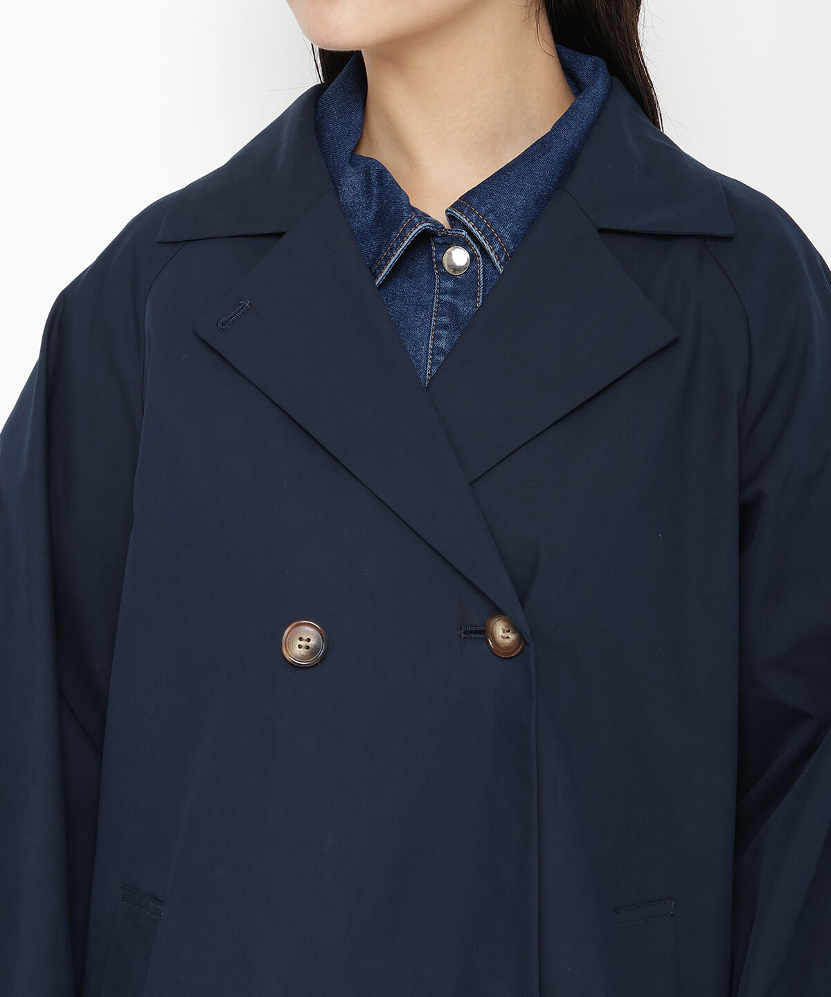 REDYAZEL「チェックライニングトレンチコート」|トレンチコート|