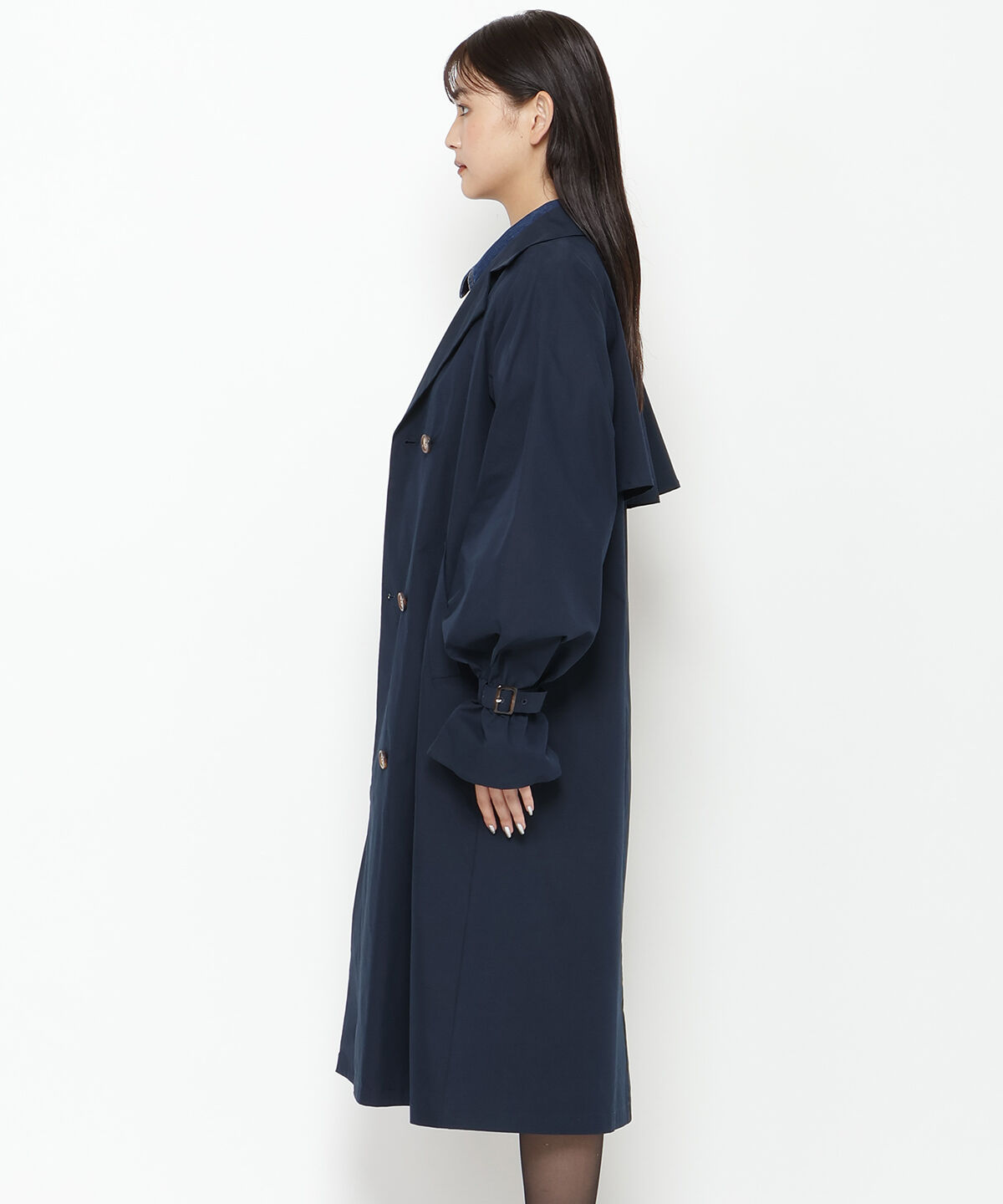 REDYAZEL「チェックライニングトレンチコート」|トレンチコート|