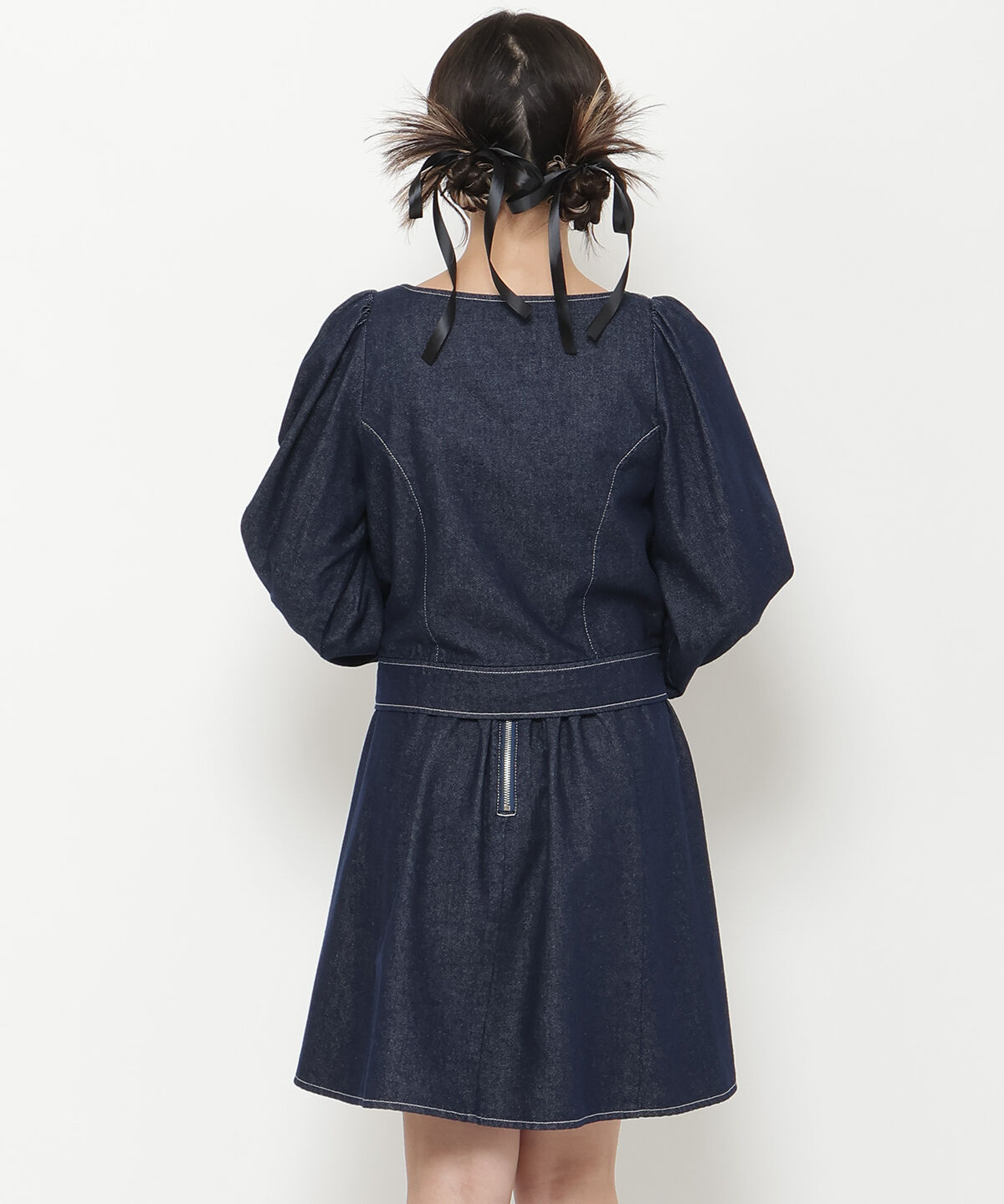 REDYAZEL「デニムジャケット＆ミニワンピセット」|ワンピース|