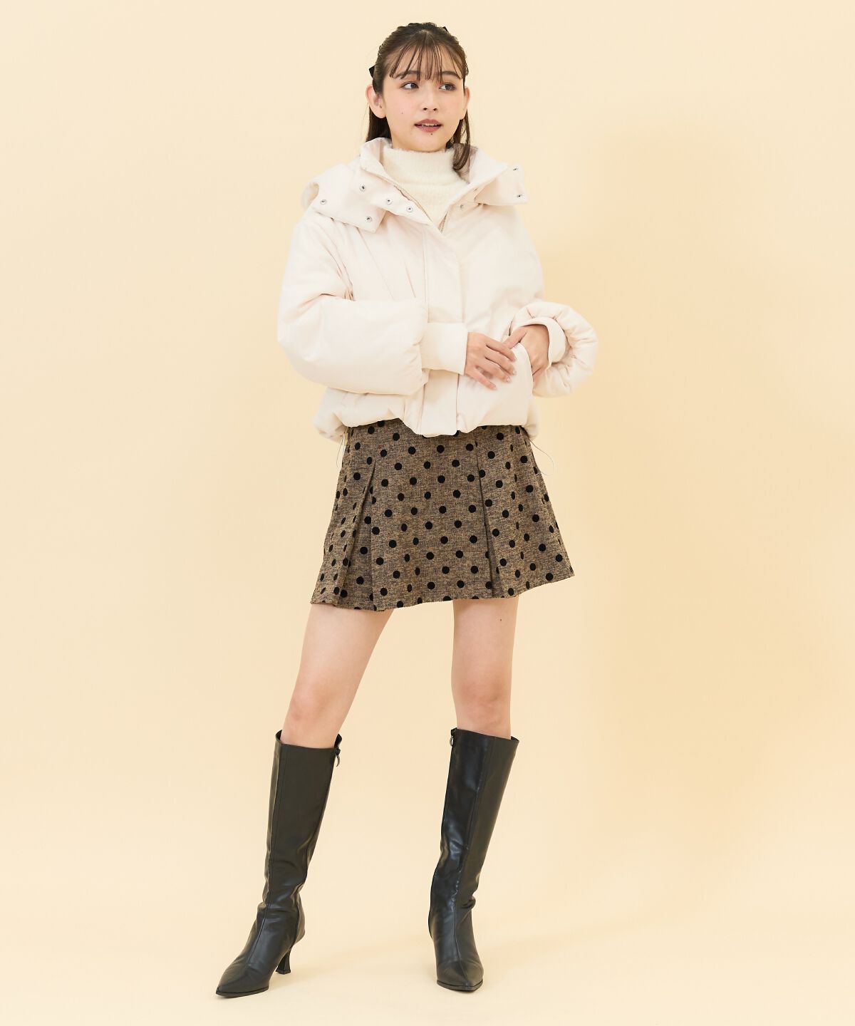 REDYAZEL「ステッチレスパファージャケット」|ダウン|