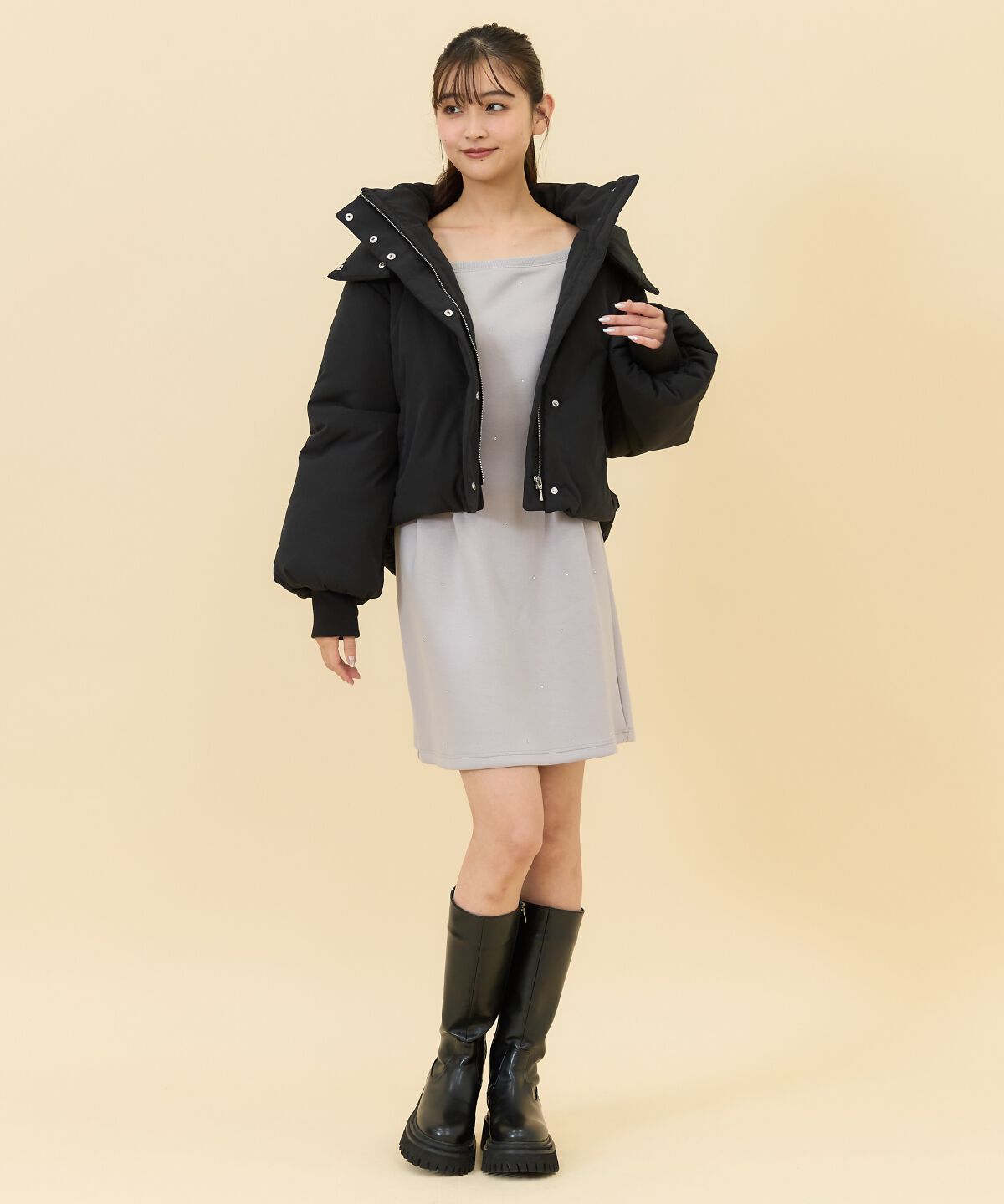 REDYAZEL「ステッチレスパファージャケット」|ダウン|