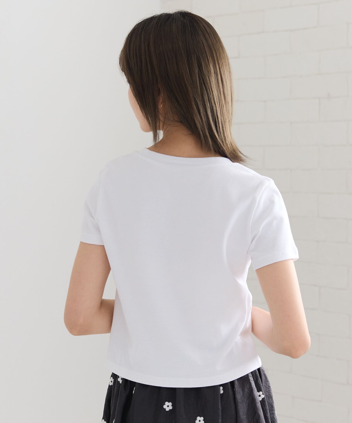 REDYAZEL「チュールフリルRAロゴTシャツ」|Tシャツ・カットソー|