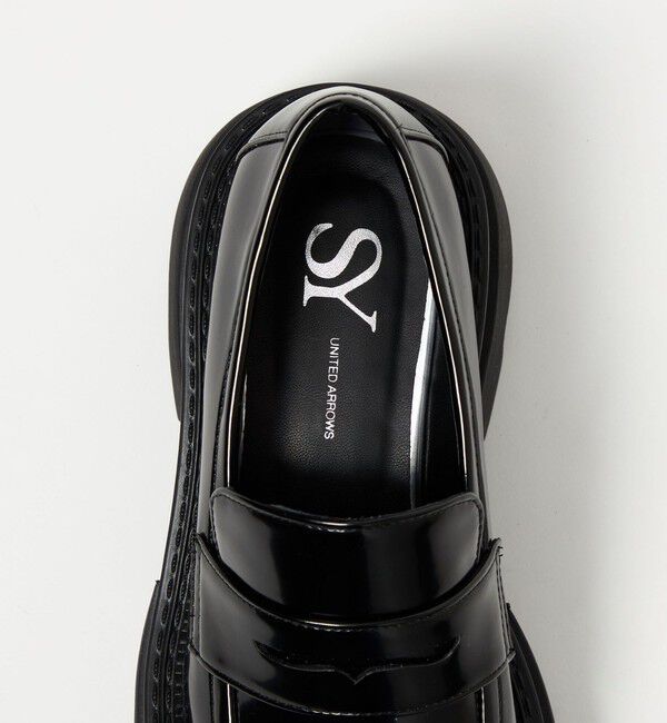 SY UNITED ARROWS「＜SY＞ スクエアボリュームローファー フラット65&uarr;」|ローファー|