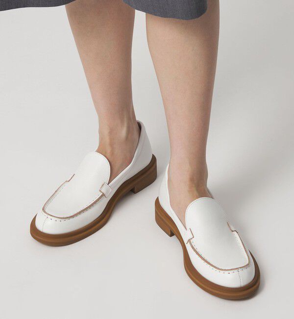 ODETTE E ODILE「プレーンモカ フラット30&uarr;」|ローファー|