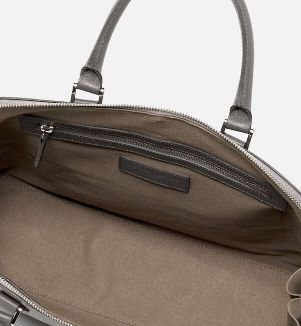 UNITED ARROWS「レザー ラウンド ブリーフケース」|ビジネスバッグ|