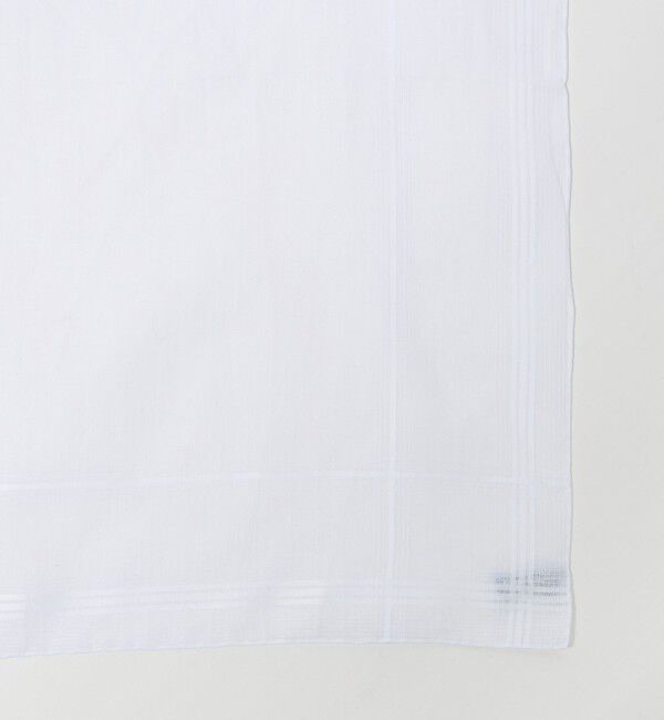UNITED ARROWS「＜SIMONNOT GODARD＞ホワイト ソリッド /ポケットチーフ」|ハンカチ|