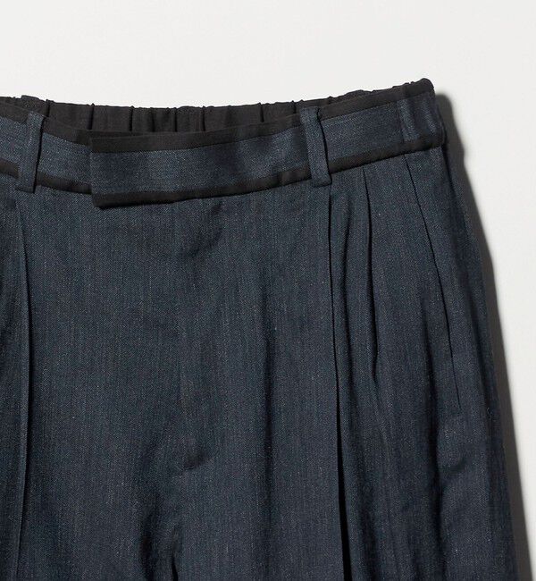 UNITED ARROWS「ECLISSE ストレート ワイドパンツ」|スラックス|