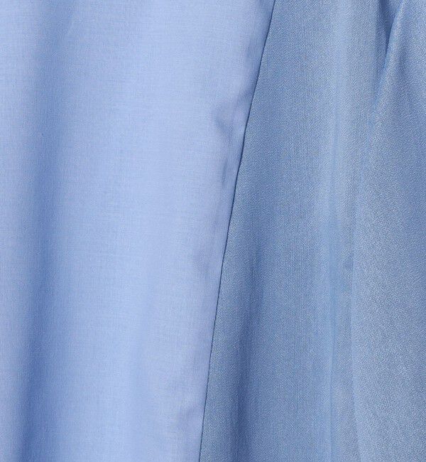 UNITED ARROWS「シアー コンビ フレア シャツ」|シャツ・ブラウス|