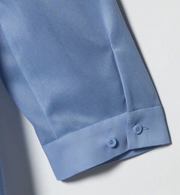 UNITED ARROWS「シアー コンビ フレア シャツ」|シャツ・ブラウス|