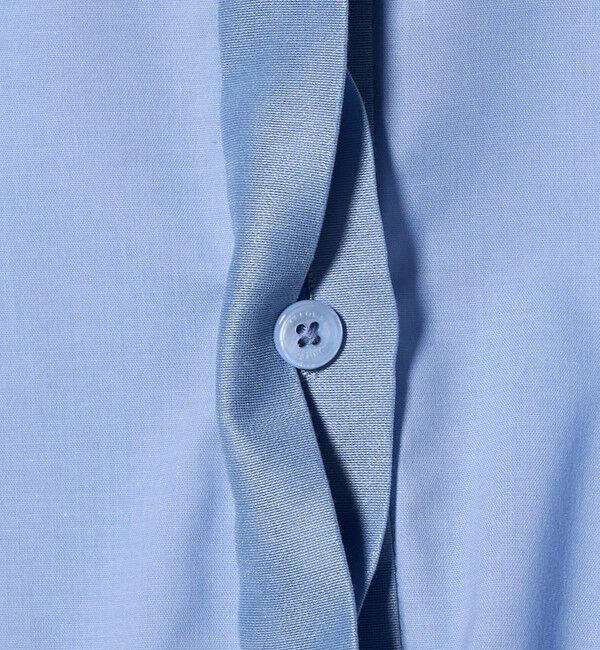 UNITED ARROWS「シアー コンビ フレア シャツ」|シャツ・ブラウス|