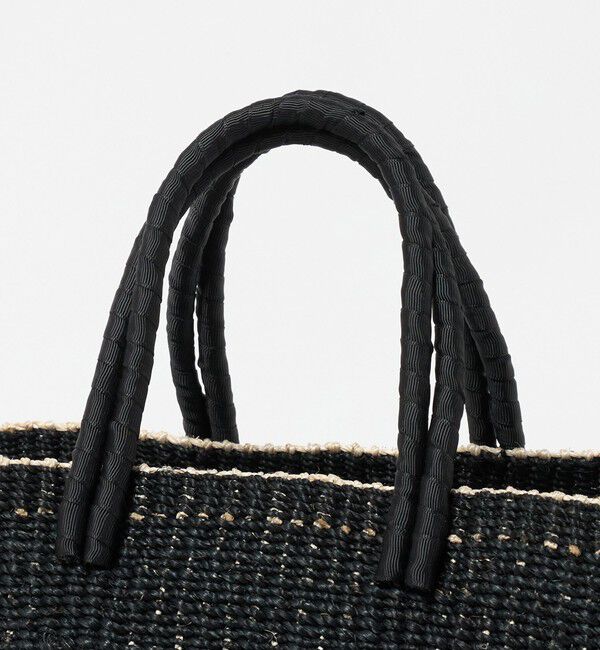 UNITED ARROWS「アバカ ダブルハンドル トートバッグ」|かごバッグ|