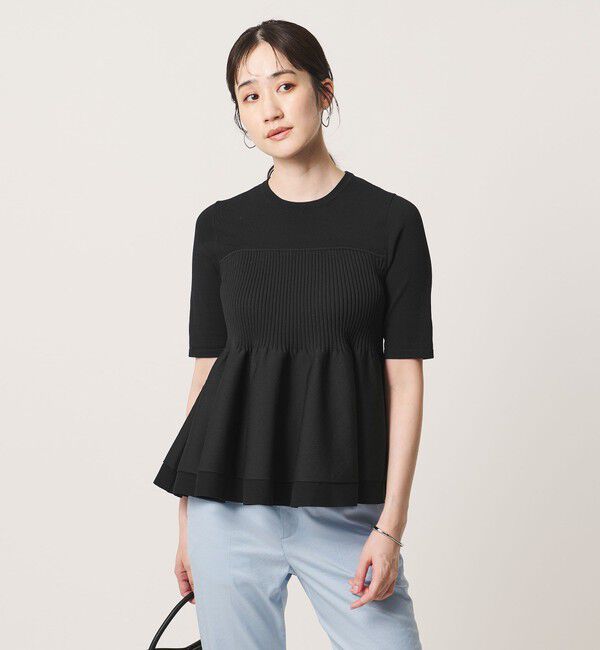 UNITED ARROWS「ビスチェ コンビ ニット ‐ウォッシャブル‐」|ニット・セーター|BLACK