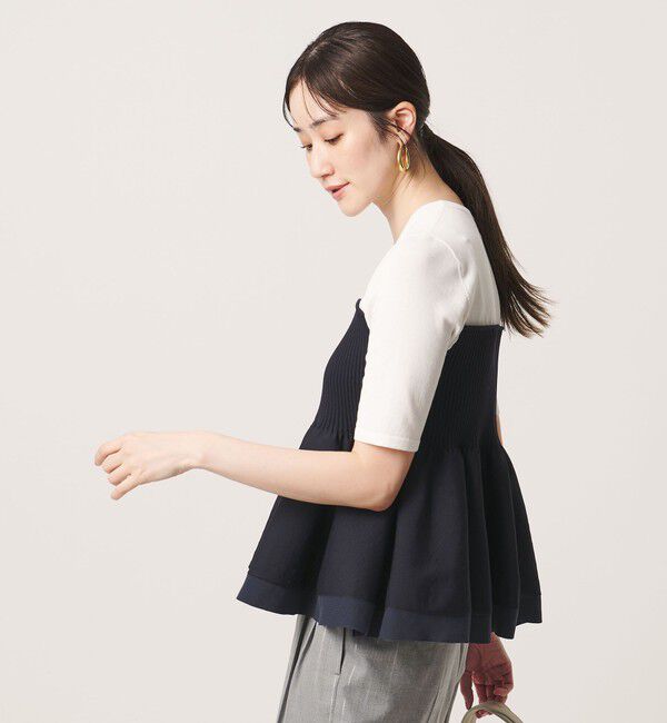 UNITED ARROWS「ビスチェ コンビ ニット ‐ウォッシャブル‐」|ニット・セーター|