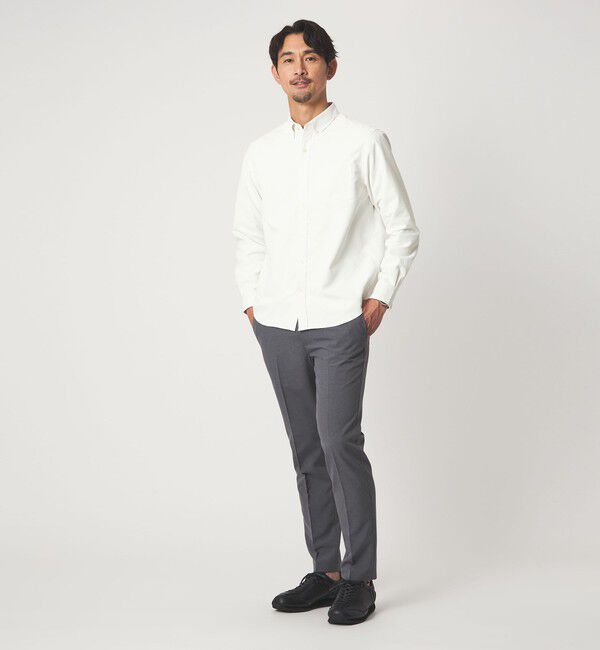 UNITED ARROWS green label relaxing「【WEB限定】JUST fit オックスフォード ボタンダウン 長袖 シャツ」|シャツ・ブラウス|