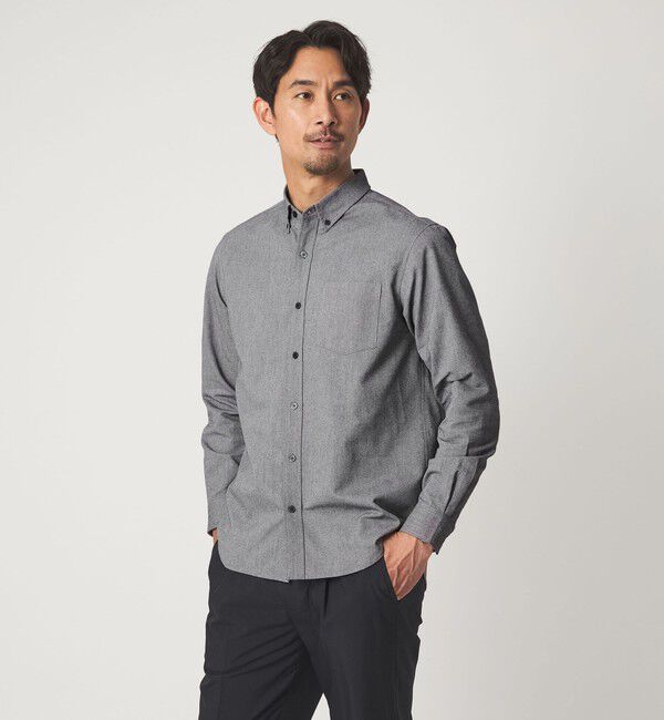 UNITED ARROWS green label relaxing「【WEB限定】JUST fit オックスフォード ボタンダウン 長袖 シャツ」|シャツ・ブラウス|