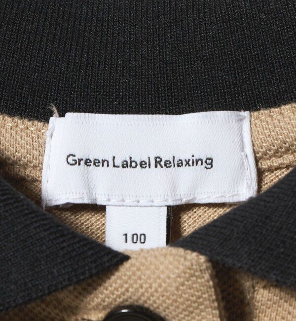 UNITED ARROWS green label relaxing「バイカラー カノコ ポロワンピース / キッズ  100cm-130cm」|ワンピース|