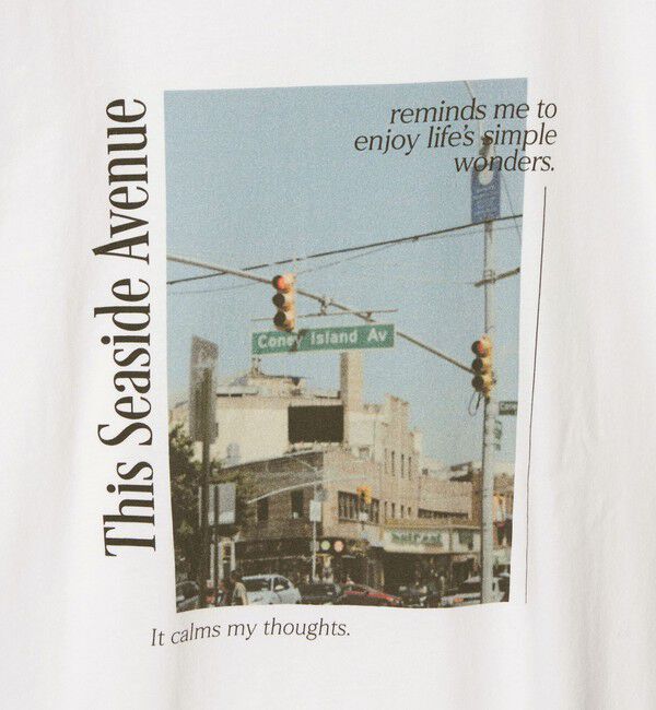 UNITED ARROWS green label relaxing「【WEB限定】＜at ease＞アソート フォトプリント ショートスリーブ カットソー」|Tシャツ・カットソー|
