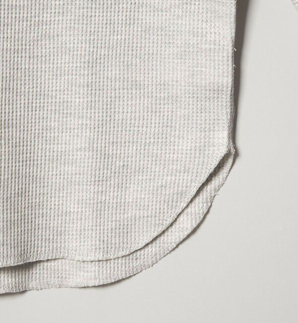 UNITED ARROWS green label relaxing「【WEB限定】＜at ease＞ワッフル ヘンリーネック 5分袖 カットソー」|Tシャツ・カットソー|