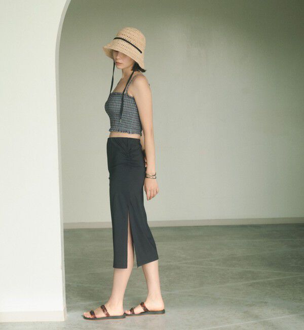 UNITED ARROWS green label relaxing「ラッシュサイドギャザースカート ラッシュガード / スイムウェア」|その他|