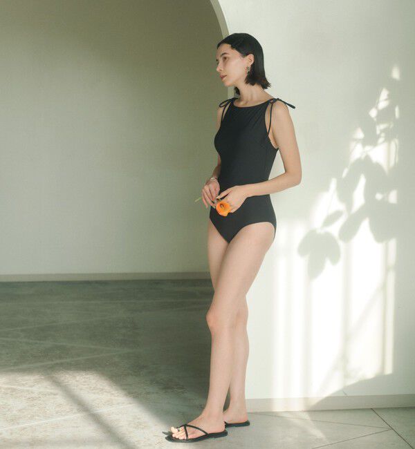 UNITED ARROWS green label relaxing「ハイネックWリボン ワンピース スイムウェア / 水着 」|スポーツ|