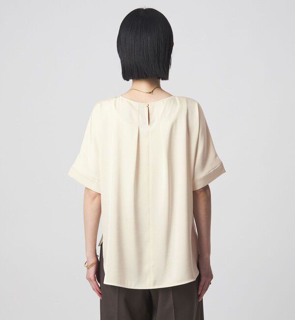 UNITED ARROWS green label relaxing「サテン TEE ブラウス」|シャツ・ブラウス|