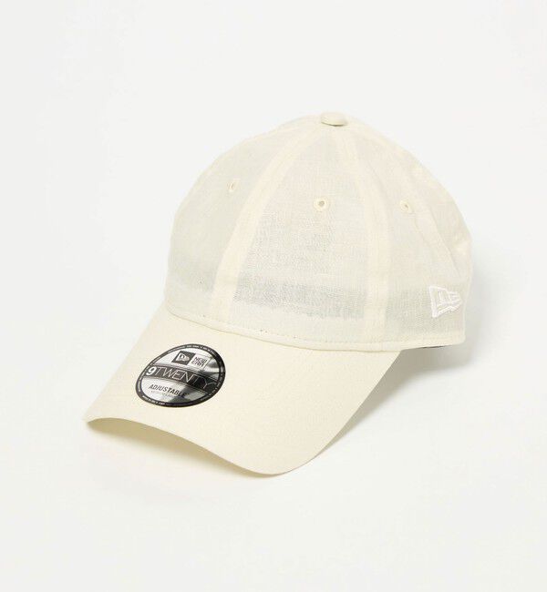 UNITED ARROWS green label relaxing「【別注】＜NEW ERA＞920 コットン麻 キャップ」|キャップ・キャスケット|OFF WHITE