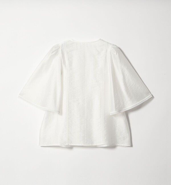 EMMEL REFINES「＜EMMEL REFINES＞EM ハシゴレース フレアスリーブ ブラウス」|シャツ・ブラウス|