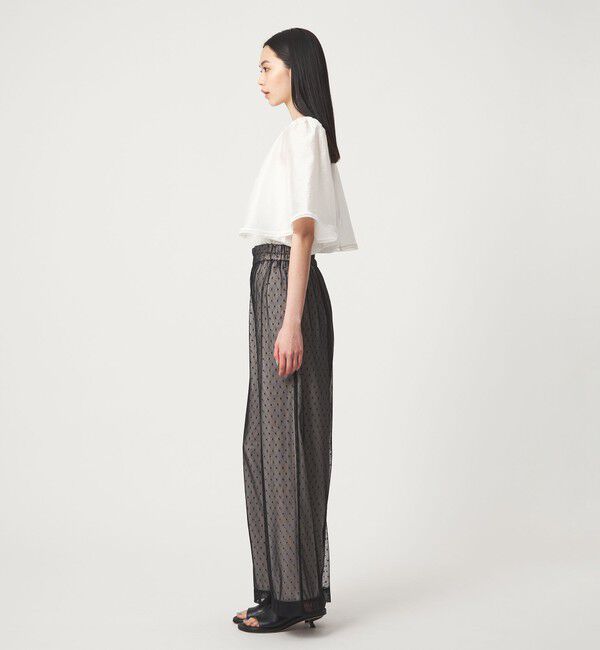 EMMEL REFINES「＜EMMEL REFINES＞EM ハシゴレース フレアスリーブ ブラウス」|シャツ・ブラウス|