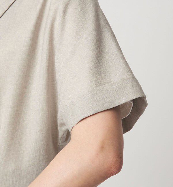 UNITED ARROWS green label relaxing「［size SHORTあり］ライト リネンライク ハーフスリーブ ジャケット UVカット 通気性」|テーラードジャケット|