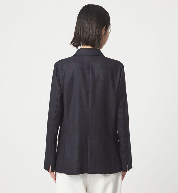 UNITED ARROWS green label relaxing「［size SHORTあり］ライト リネンライク ジャケット UVカット 通気性」|テーラードジャケット|