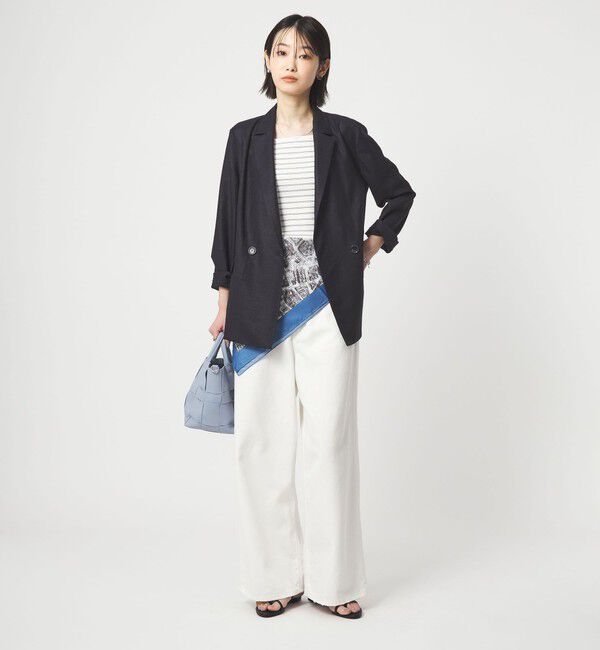 UNITED ARROWS green label relaxing「［size SHORTあり］ライト リネンライク ジャケット UVカット 通気性」|テーラードジャケット|