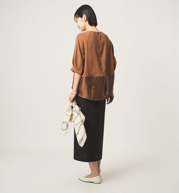 UNITED ARROWS green label relaxing「［size SHORTあり］fleurie(フルリー) フォルム ショートスリーブ ブラウス」|シャツ・ブラウス|