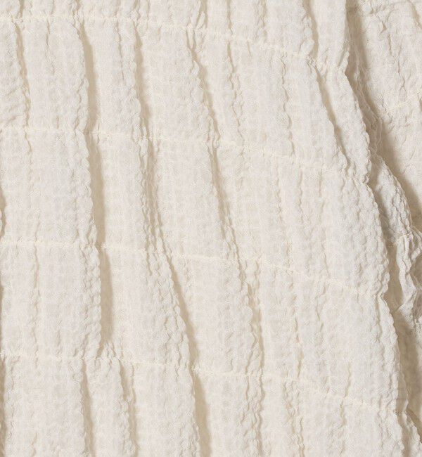 UNITED ARROWS green label relaxing「【WEB限定】＜at ease＞シアー サッカーライク クルーネック カーディガン」|カーディガン|