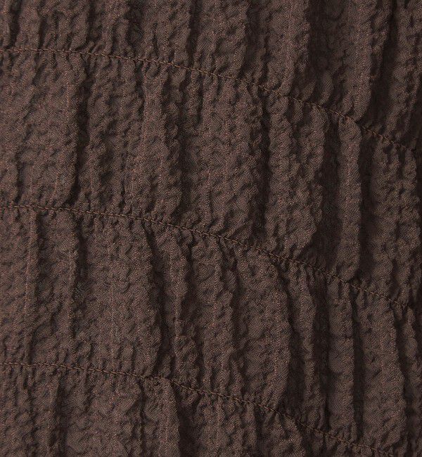 UNITED ARROWS green label relaxing「【WEB限定】＜at ease＞シアー サッカーライク クルーネック カーディガン」|カーディガン|