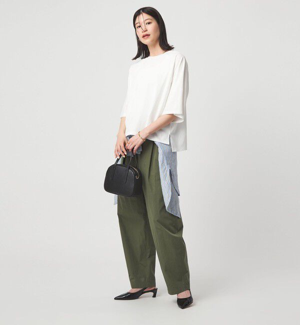 UNITED ARROWS green label relaxing「【WEB限定】＜at ease＞ドルマン カットソー 接触冷感」|Tシャツ・カットソー|