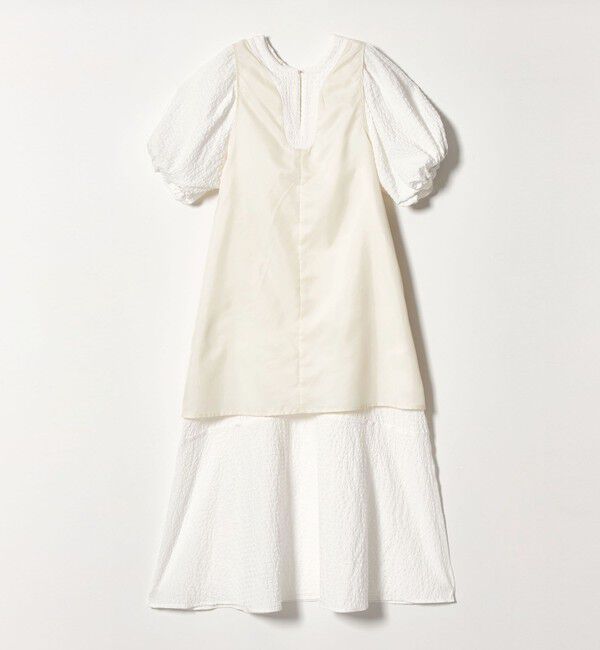 EMMEL REFINES「＜EMMEL REFINES＞EM  パフスリーブ キリカエ ワンピース」|ワンピース|