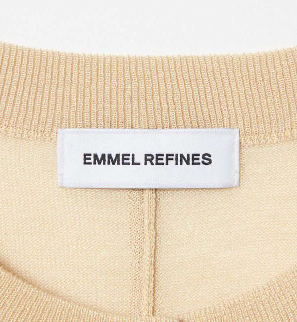 EMMEL REFINES「＜EMMEL REFINES＞EM シアー ショートスリーブ カーディガン」|カーディガン|