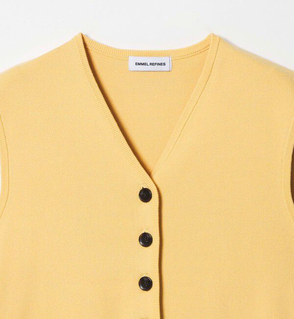 EMMEL REFINES「＜EMMEL REFINES＞EM HW ハイツイスト ニット ベスト」|ニット・セーター|