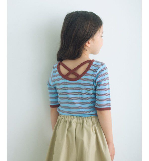 UNITED ARROWS green label relaxing「【別注】＜Robert P. Miller＞5分袖 Tシャツ / キッズ  100cm-130cm」|Tシャツ・カットソー|