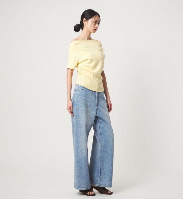 EMMEL REFINES「＜EMMEL REFINES＞EM ベアフライス オフショル トップス」|Tシャツ・カットソー|