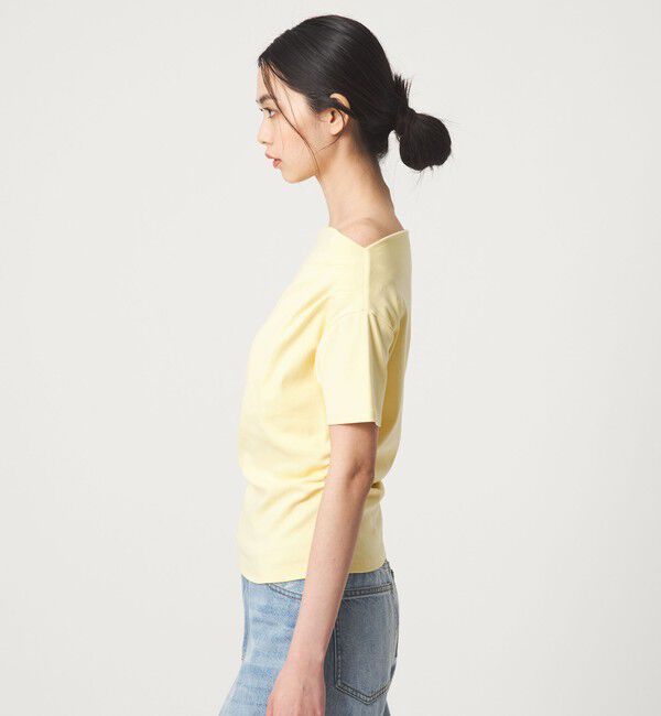 EMMEL REFINES「＜EMMEL REFINES＞EM ベアフライス オフショル トップス」|Tシャツ・カットソー|